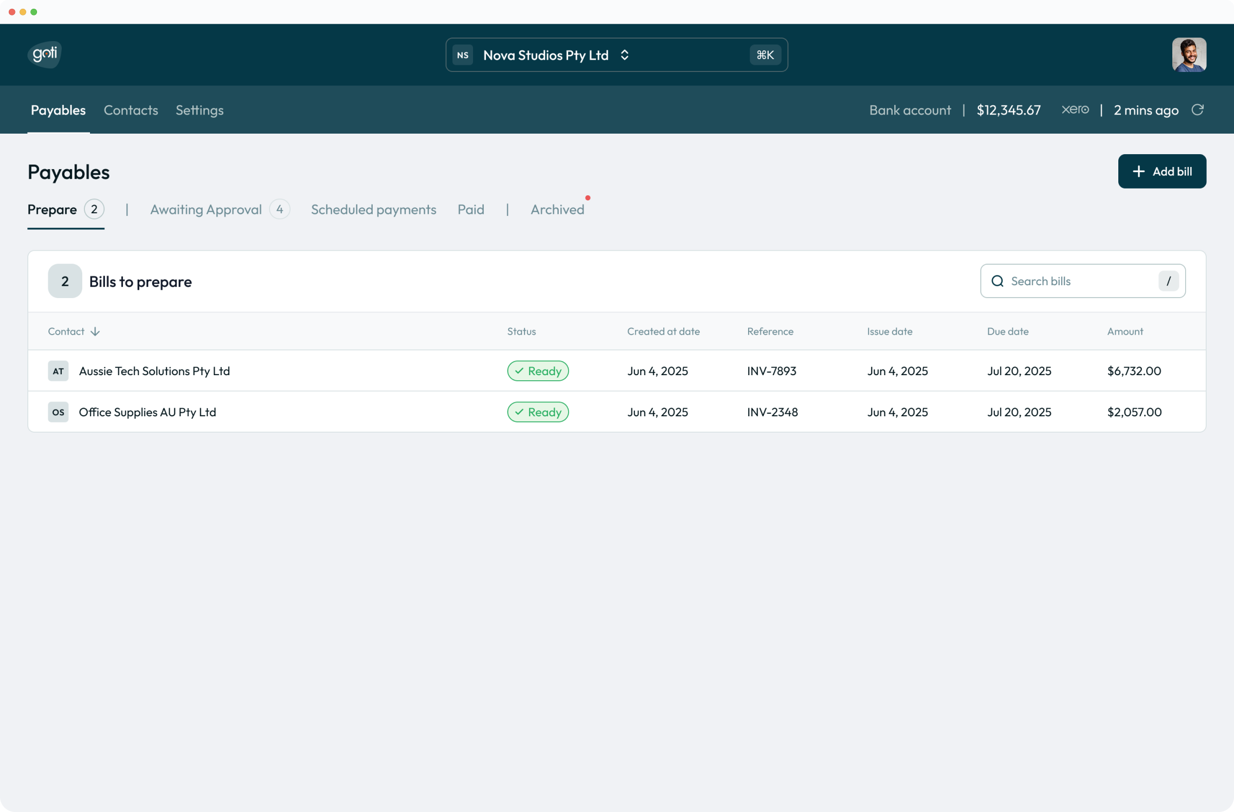 GOTI Platform Dashboard